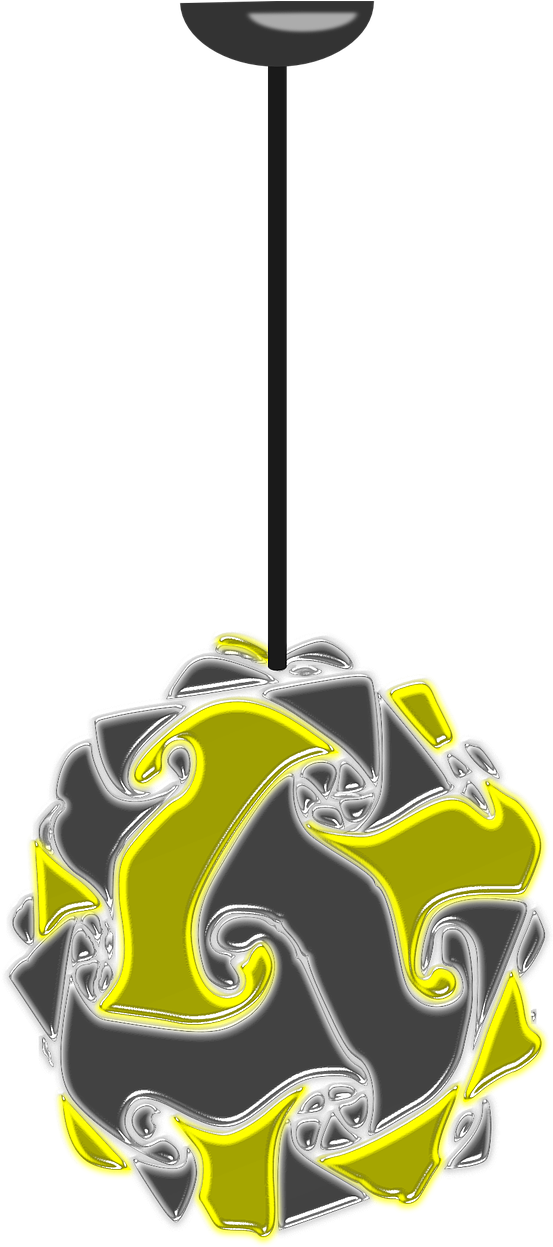 Home Decor, Lamp, Yellow, Light, Decoration, Decor - Illustration (616x1280), Png Download