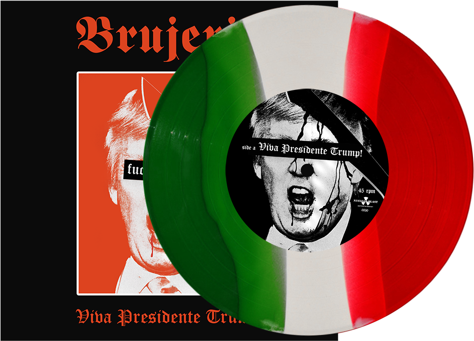 7″ - Brujeria Viva Presidente Trump (1000x1000), Png Download