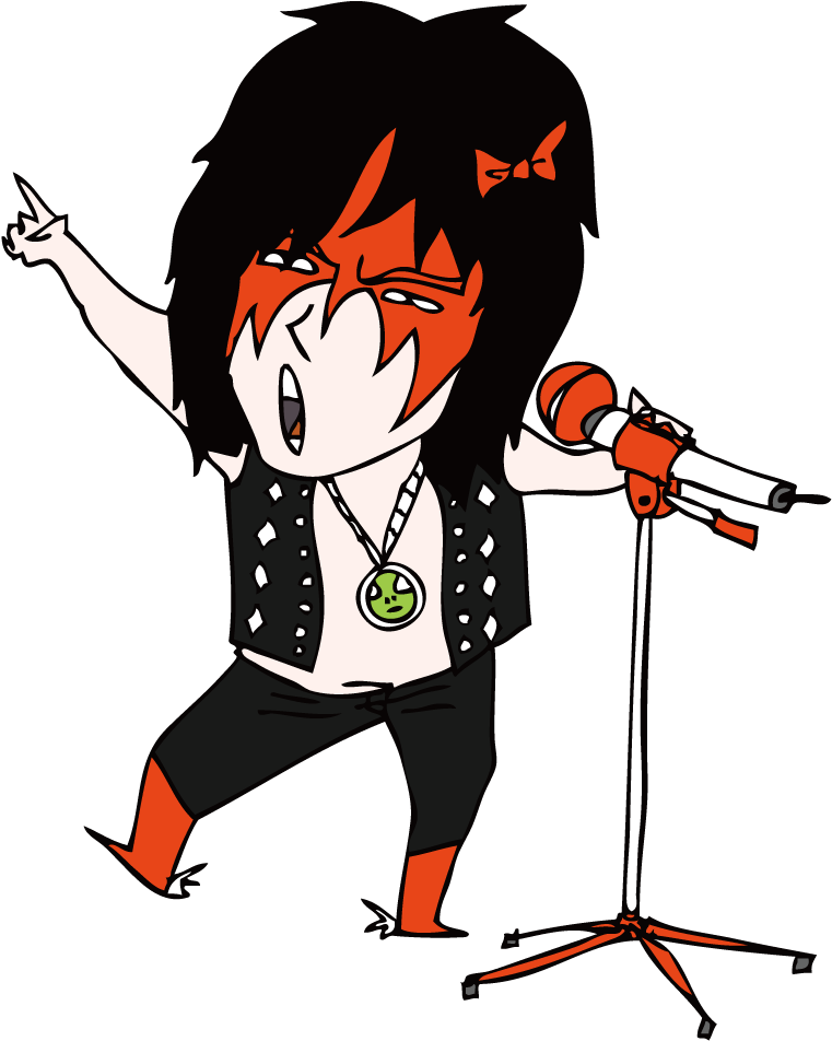 Cartoon Illustration Sing Transprent Png Free Download - Rock Sing (1000x1000), Png Download