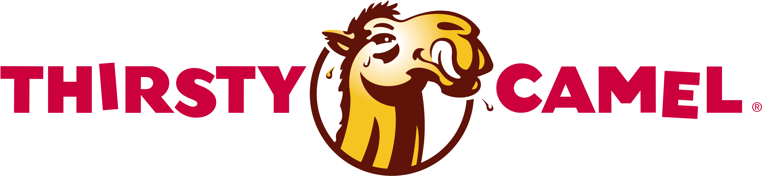 Thirsty Camel Logo By Claribel Heaney Dvm - Thirsty Camel (3000x800), Png Download