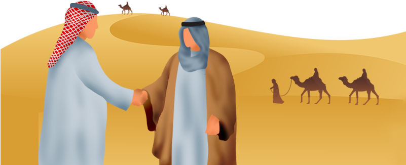 Dubai Brand Concept Vector Character Design Branding - Erg (800x600), Png Download