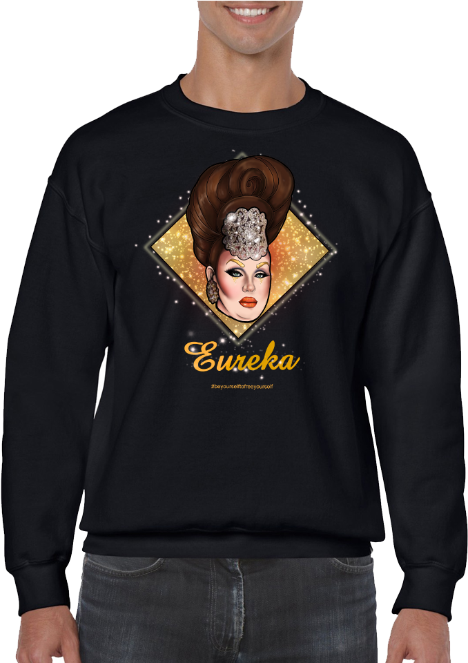 Eureka 0'hara Golden Sparkle Sweatshirt - Raja T Shirt (990x959), Png Download