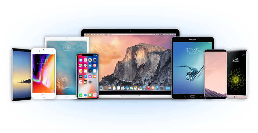 Devices-bg - Samsung Galaxy (907x567), Png Download