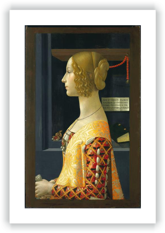 Ghirlandaio Giovanna Tornabuoni (570x800), Png Download