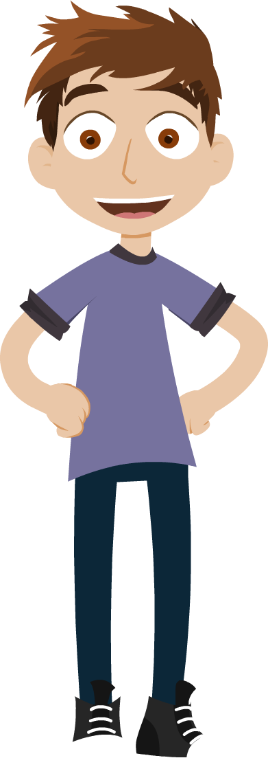 Jake - Scigirls Izzie (391x1119), Png Download