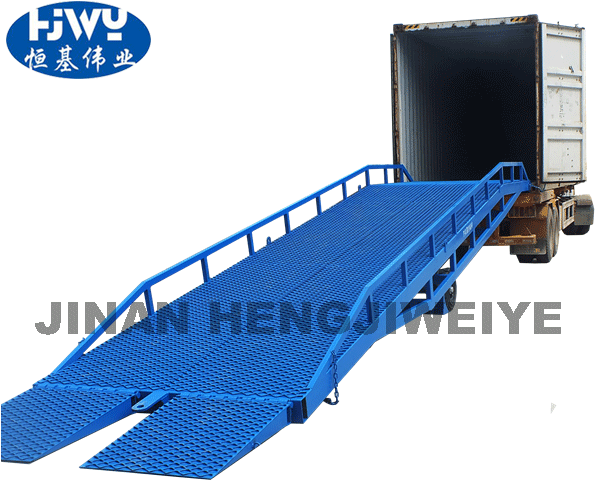Automatic Hydraulic Truck Unloading Lift Ramp - 移動 式 卸貨 平台 (600x600), Png Download