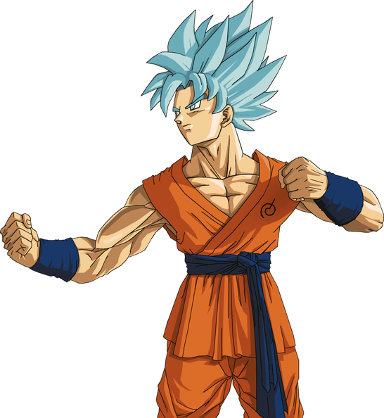 Goku Super Saiyan God Super Saiyan By Novasayajingoku-d8qv3u0 - Goku Super Saiyan God Super Saiyan Png (546x594), Png Download