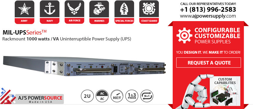 Ruggedized Military Tactical 1000 Watts Uninterruptible - Electronics (859x378), Png Download