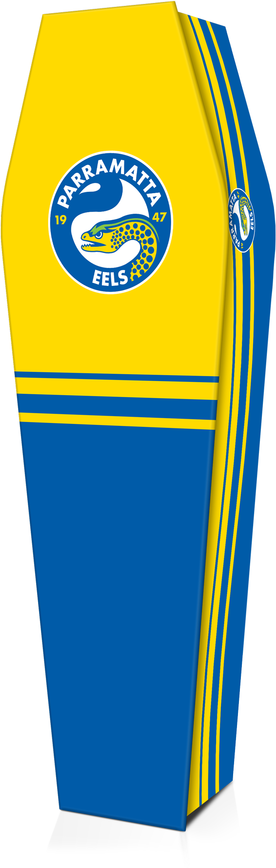 Expression Cofins - Parramatta Eels Coffin (1296x1936), Png Download