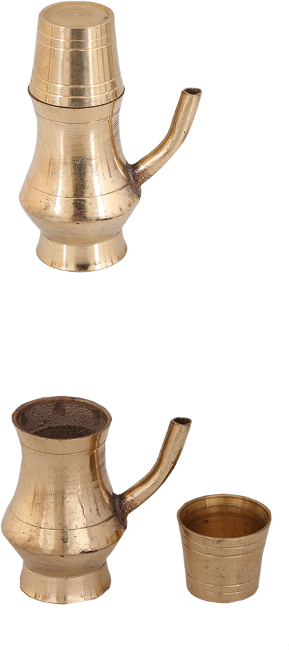 South Indian Brass Pooja Thaali - Brass (800x1180), Png Download