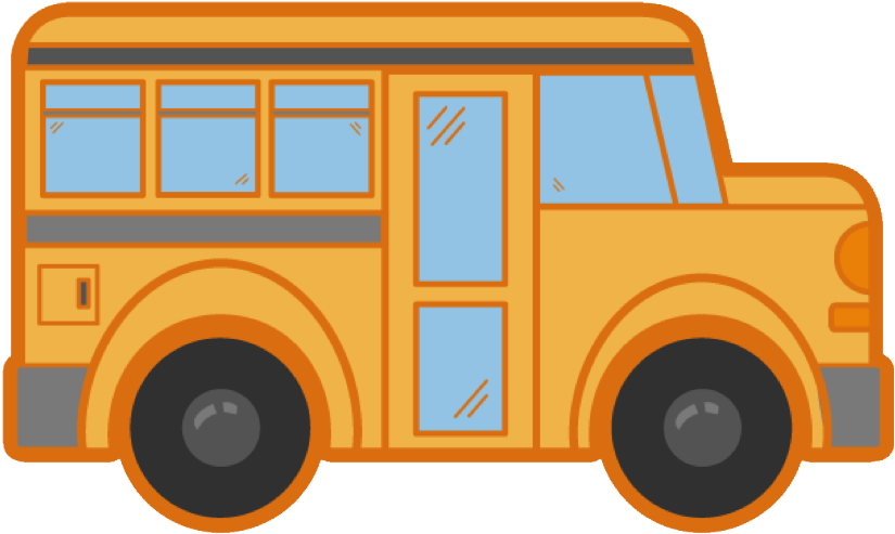 Bus - School Bus (825x825), Png Download