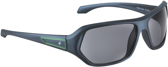 Black Sporty Wraps Sunglass For Men-p322bk1 - Glass (640x960), Png Download