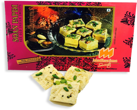 Buy Soan Papdi At Madhurima Sweets® - Snow Skin Mooncake (600x600), Png Download