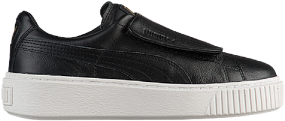 Puma Basket Platform Strap - Mujer Zapatillas Nike Force (600x600), Png Download