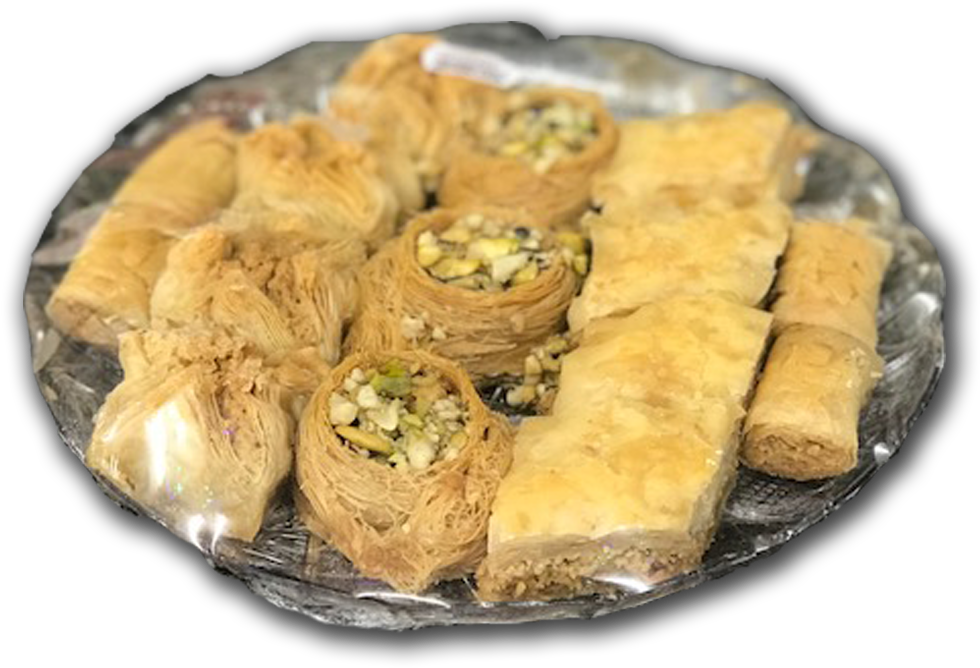 Assorted Baklawa Tray - California Roll (1024x768), Png Download