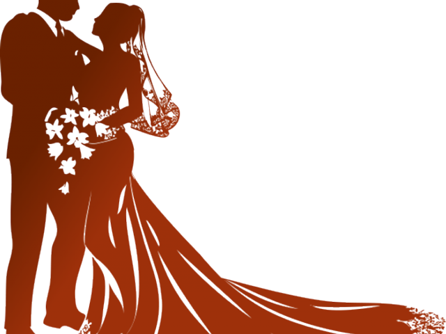 Couple Clipart Weding - Wedding Couples Clipart Png (640x480), Png Download
