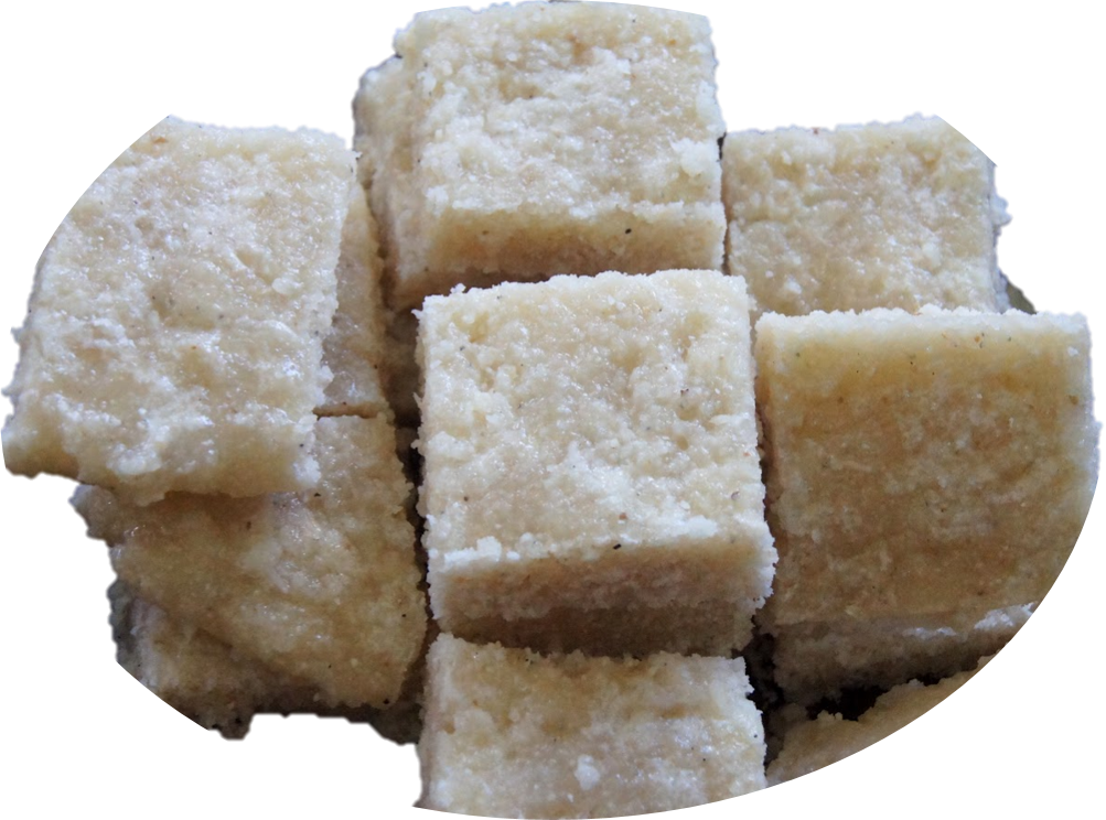 Coconut Burfi 250g - Rava Recipe In Tamil (1003x744), Png Download
