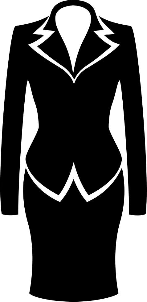 Png File Svg - Business Clothes Icon (477x981), Png Download