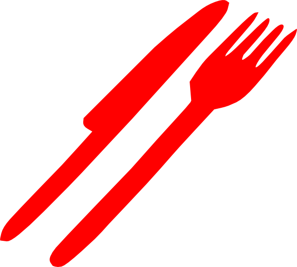 Knife And Fork Clipart (600x540), Png Download