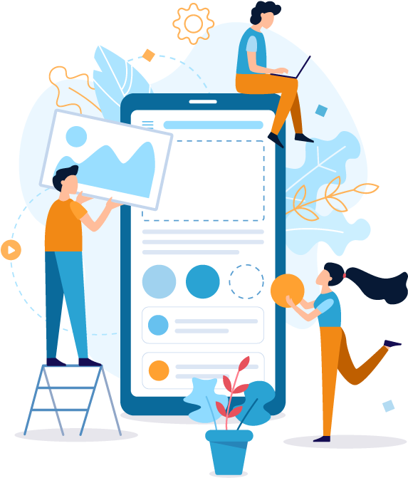 The Company's Offices Are Located In Be'er Sheva - Mobile App Development Banners (650x684), Png Download