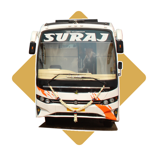 Suraj Travels Buses Are Crafted With More Spacious, - Car (643x643), Png Download