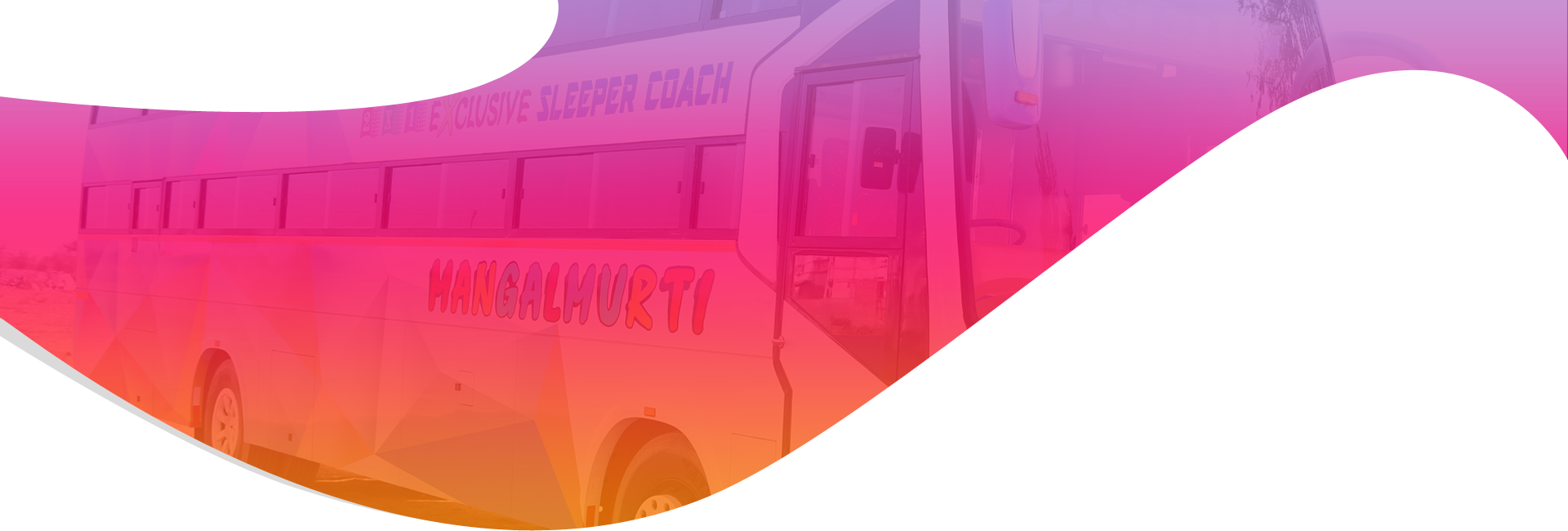 Online Bus Ticket Booking Mangalmurti Travels - Graphic Design (1920x650), Png Download