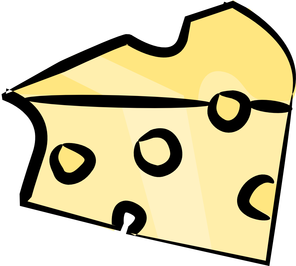 Clip Free Cheddar Free On Dumielauxepices Net - Swiss Cheese Clipart (1000x898), Png Download