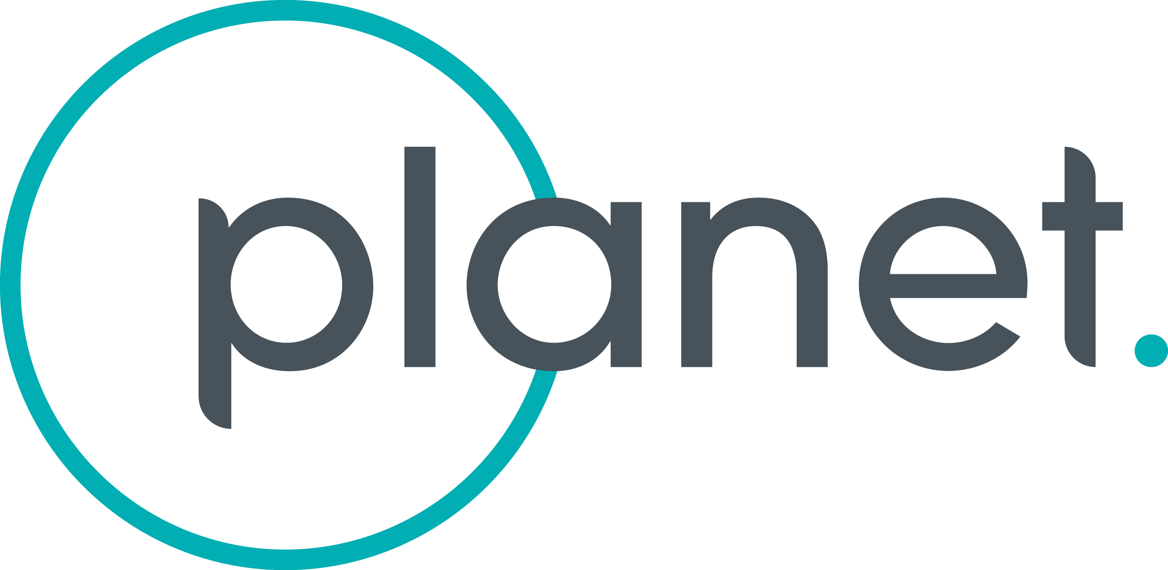Planet Logo New - Planet Logo (2400x1172), Png Download