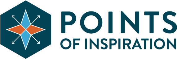 Points Of Inspiration Logo - Crossroads Baptist Church (600x214), Png Download