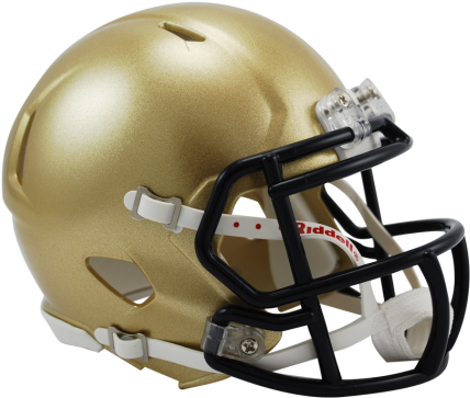 Navy Midshipmen Ncaa Speed Mini Helmet - Saints Football Helmets (475x429), Png Download