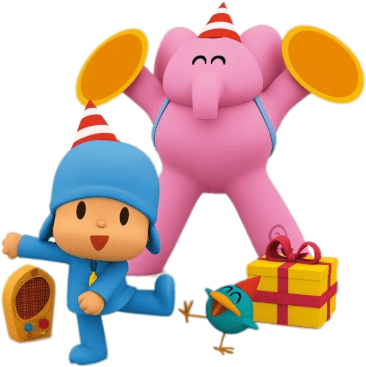 Pocoyo Dancing Png - Pocoyo - Let's Party! (765x747), Png Download