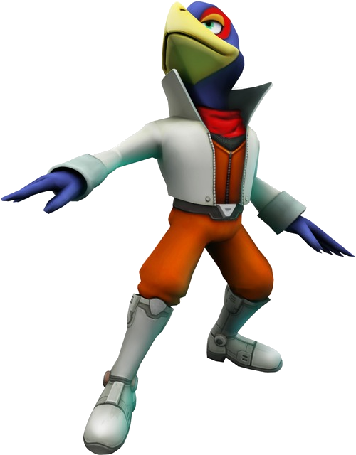 Star Fox - Star Fox 64 3d Falco (563x701), Png Download