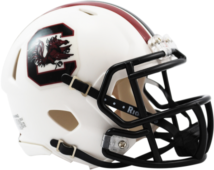South Carolina Gamecocks Ncaa Speed Mini Helmet - South Carolina Mini Helmet Speed (475x429), Png Download
