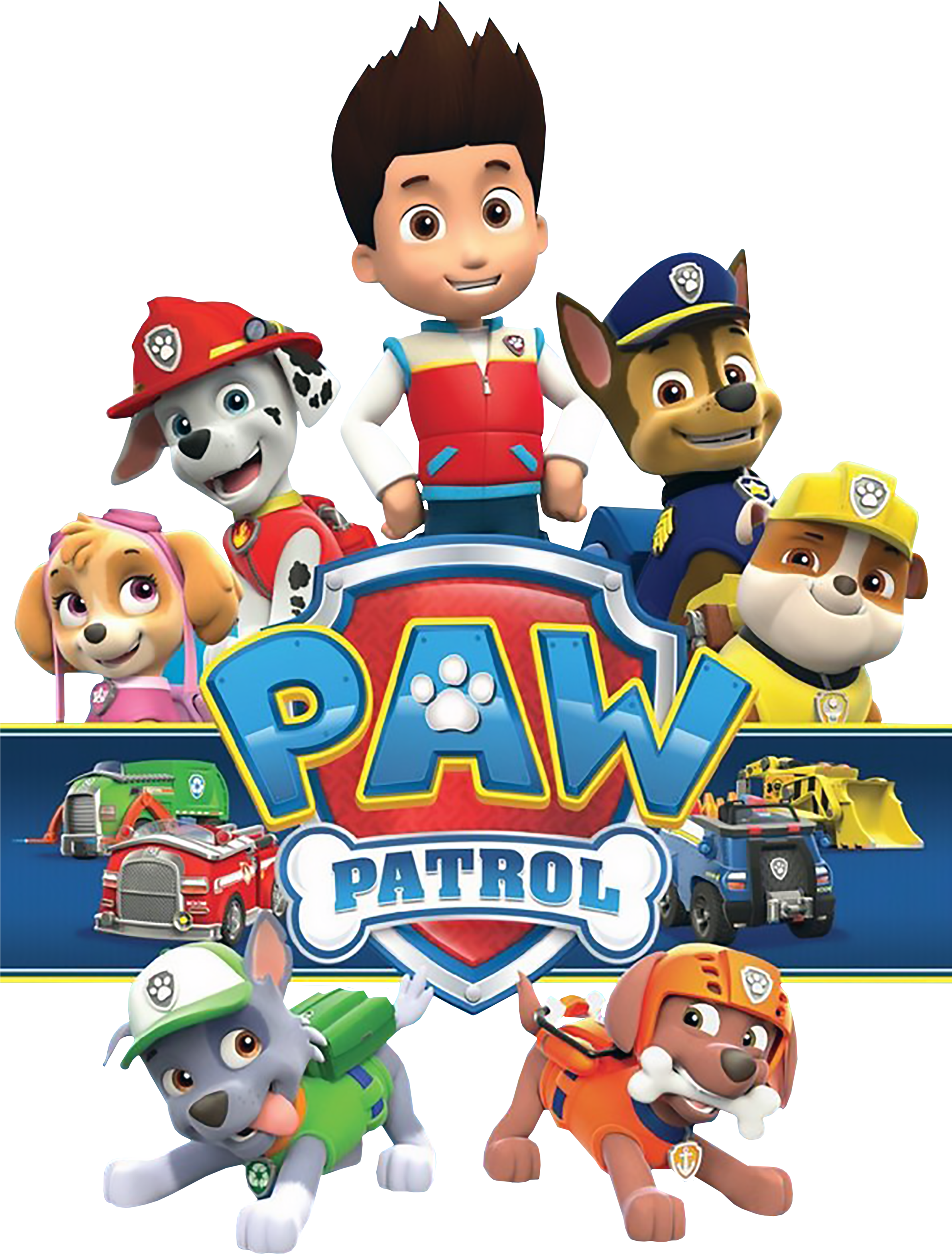Transparent Stock Paw Patrol Clipart Free - Paw Patrol Png (2466x3295), Png Download