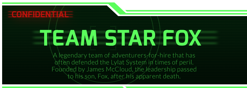 Check Out These Totally Top-secret Files On The Members - Star Fox (815x300), Png Download