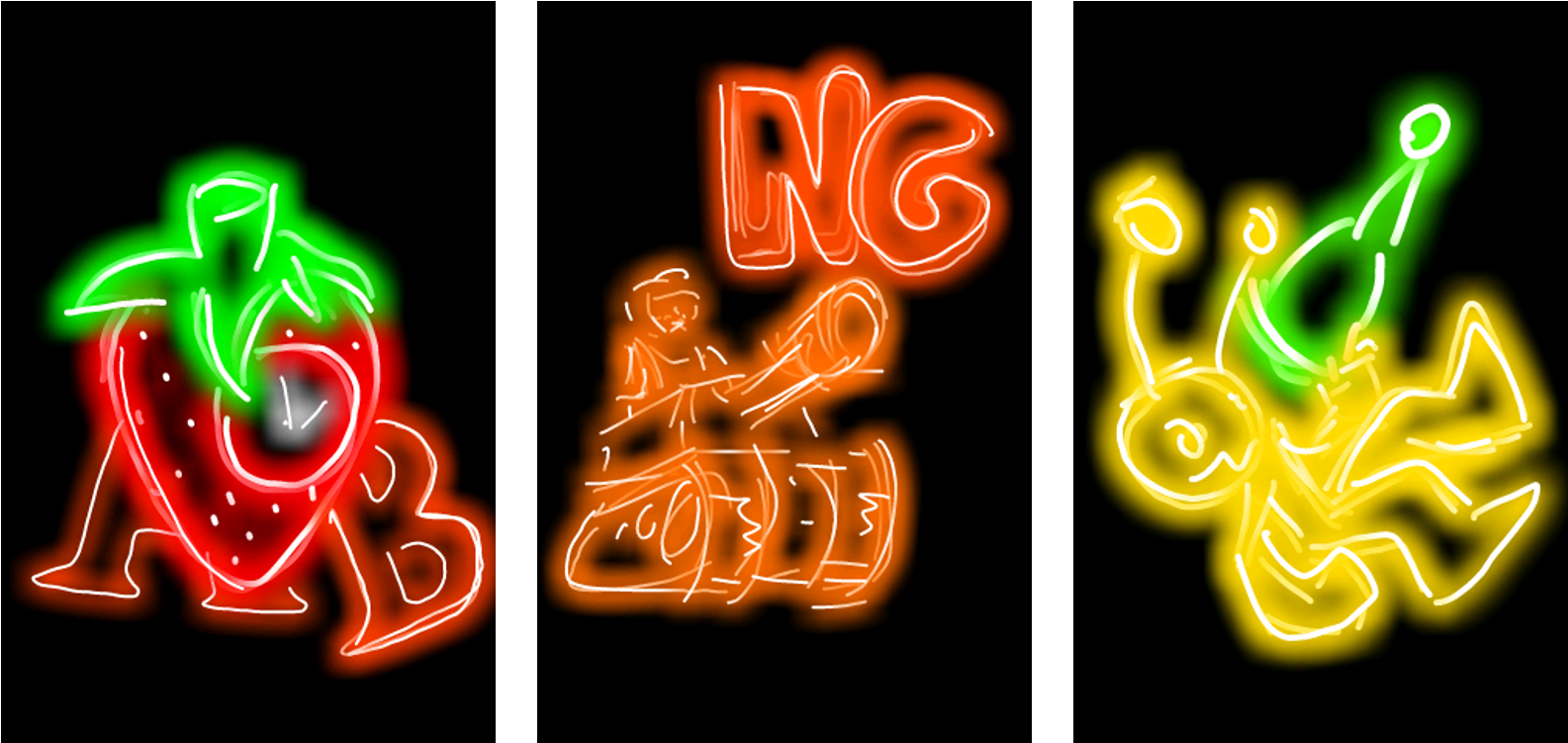 Newgrounds Neon Lights - Neon Lights (1662x838), Png Download