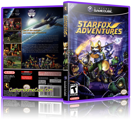Nintendo Gamecube Gc - Star Fox Adventures [gamecube Game] (500x428), Png Download