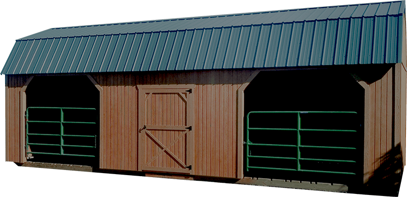 Horse Barn - Barn (800x387), Png Download