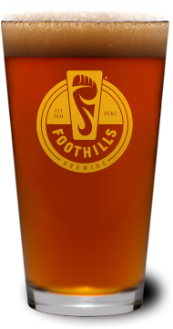 Foothills Pint Glass - Foothills Barrel Aged Total Eclipse Stout (387x382), Png Download