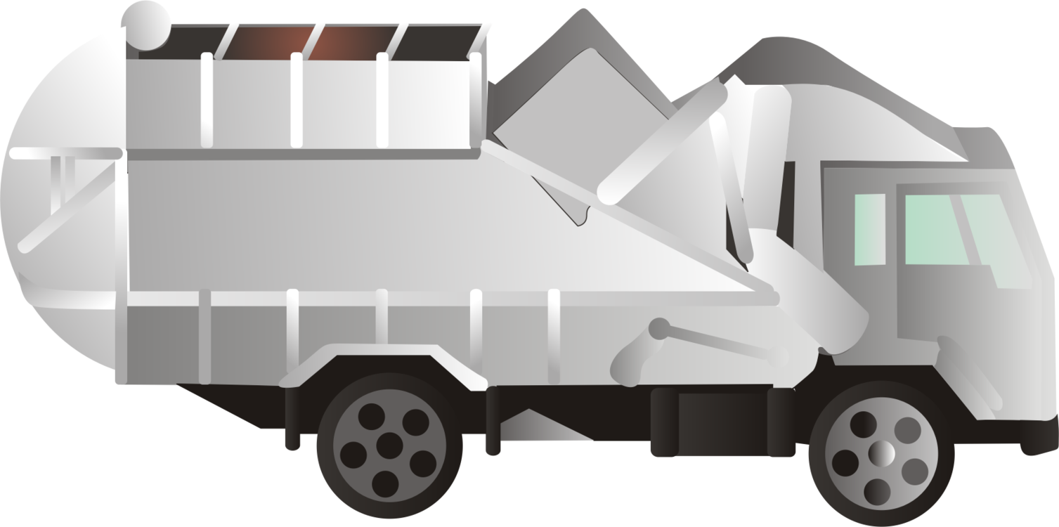 Car Garbage Truck Waste Pickup Truck Free Commercial - Garbage Truck Clipart Png (1507x750), Png Download