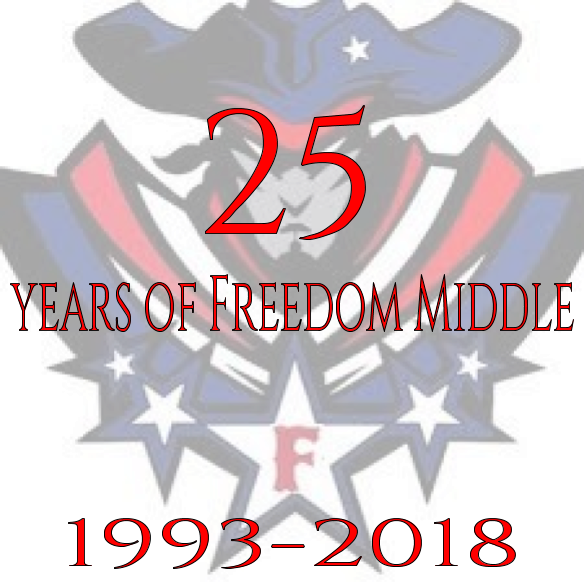 25 Years Of Fms - Freedom Middle School (584x582), Png Download