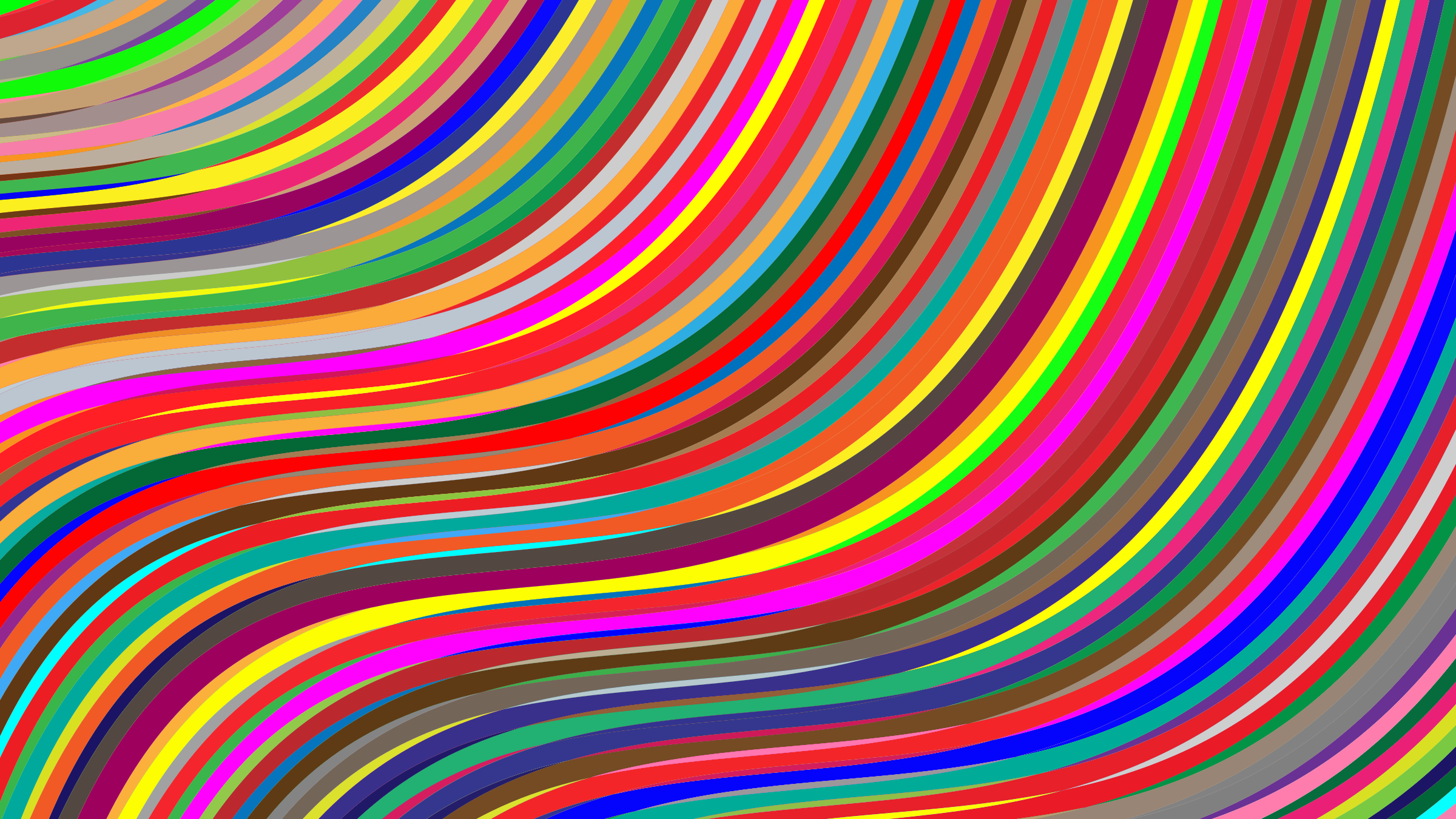 Wavy Psychedelic Background Big Image Png - Psychedelic Background (2400x1350), Png Download