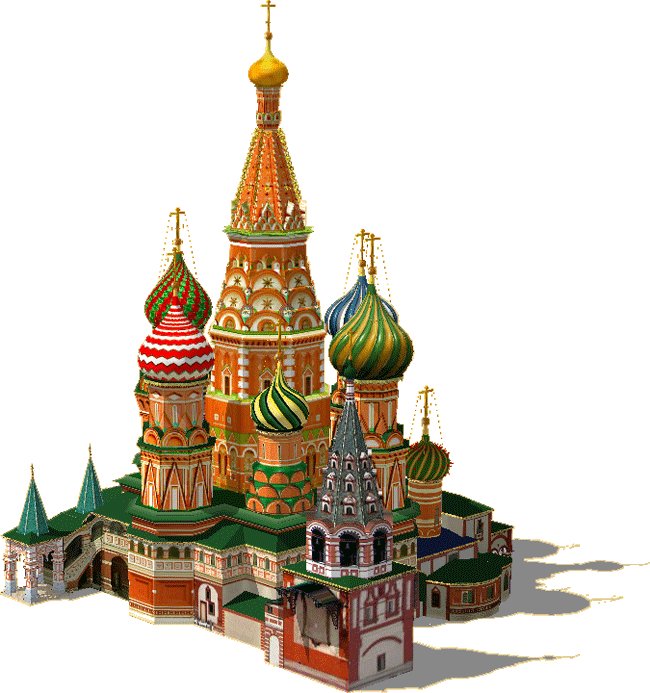 An Image Of My Model Of Saint Basil - Saint Basil's Cathedral 3d (650x693), Png Download