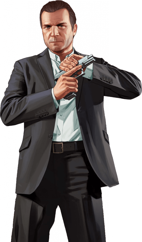 Perso Michael Gta5 - Iphone 7 Hd Wallpapers Los Santos (601x1024), Png Download