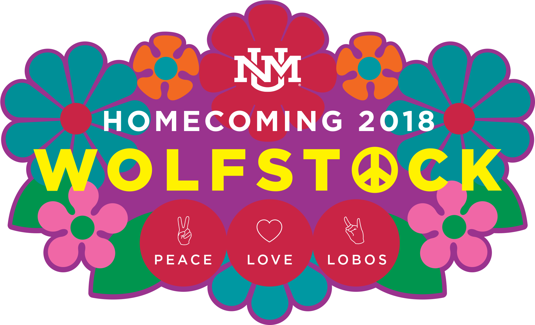 Wolfstock Nobackground - Unm Homecoming 2018 (2000x1287), Png Download