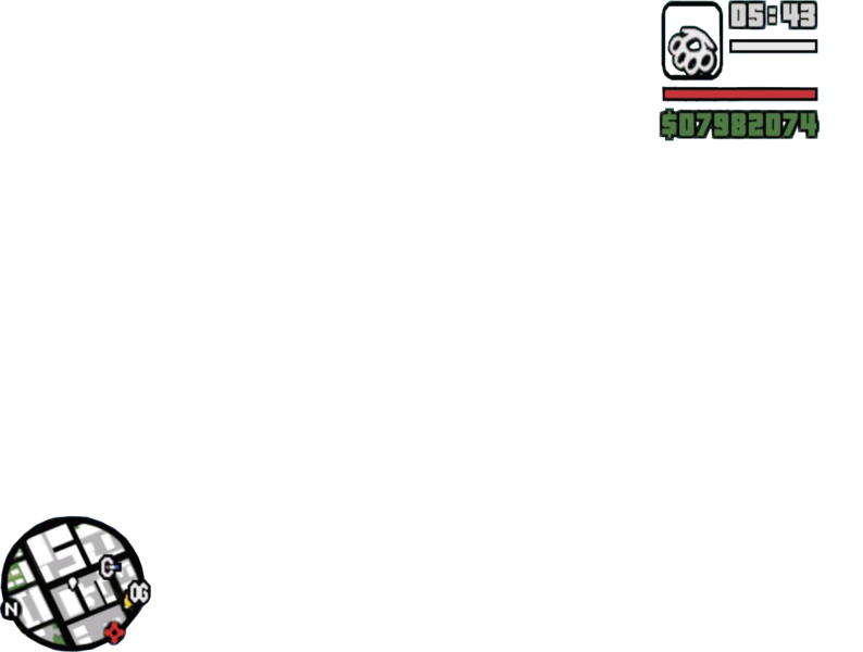 Gta Screen (794x600), Png Download