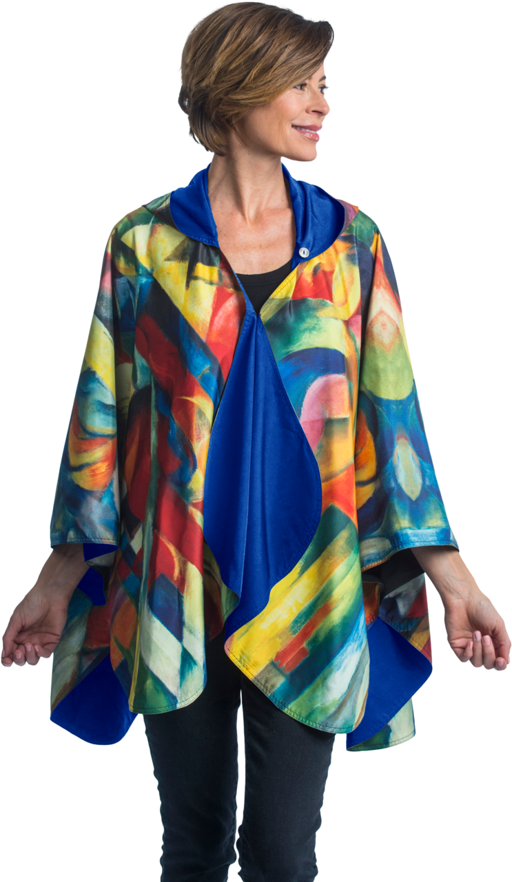 Franz Marc "stables" - Stables (900x1350), Png Download