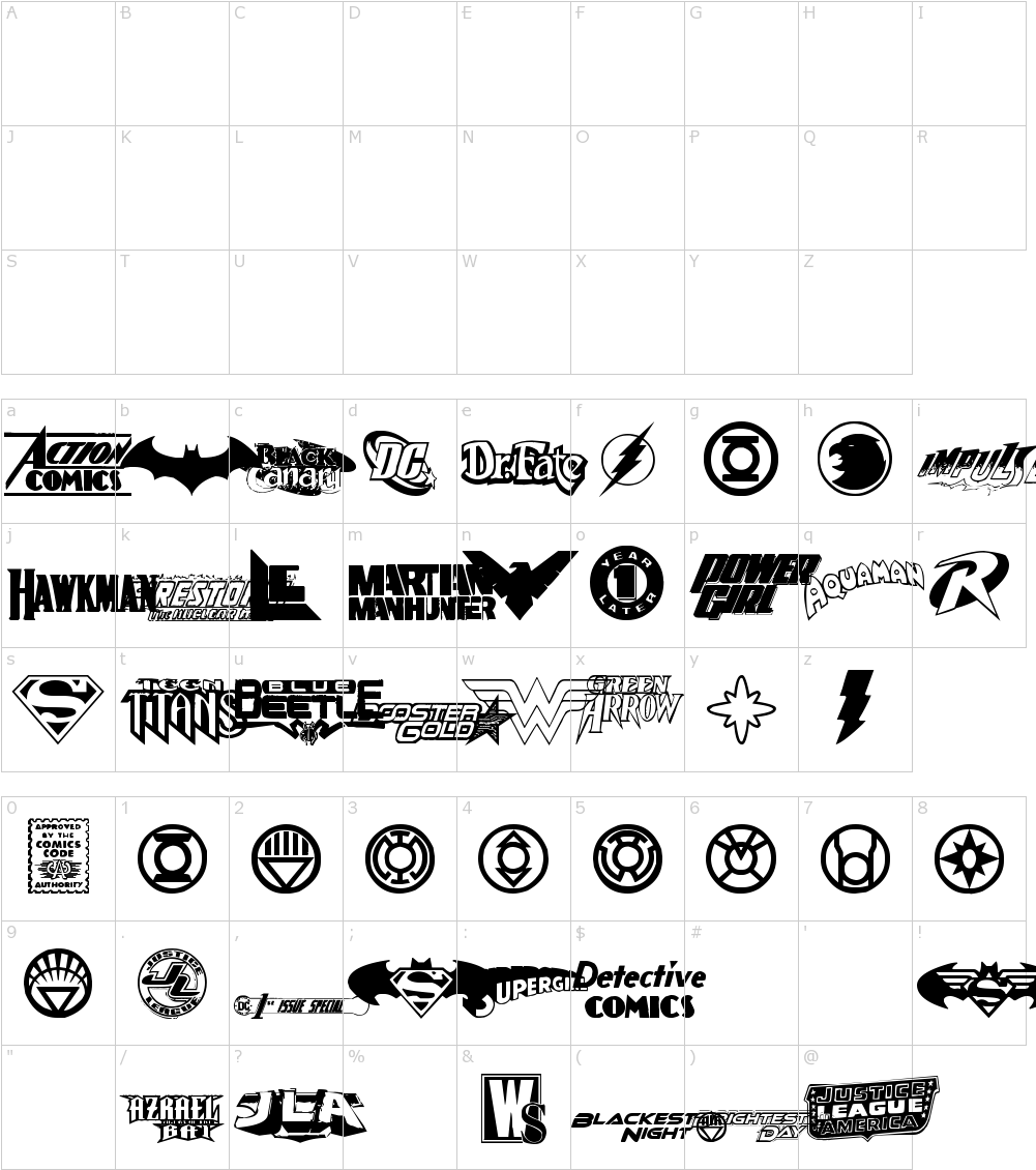 Dc Comics Font - Download Font Dc Comic (1000x1150), Png Download