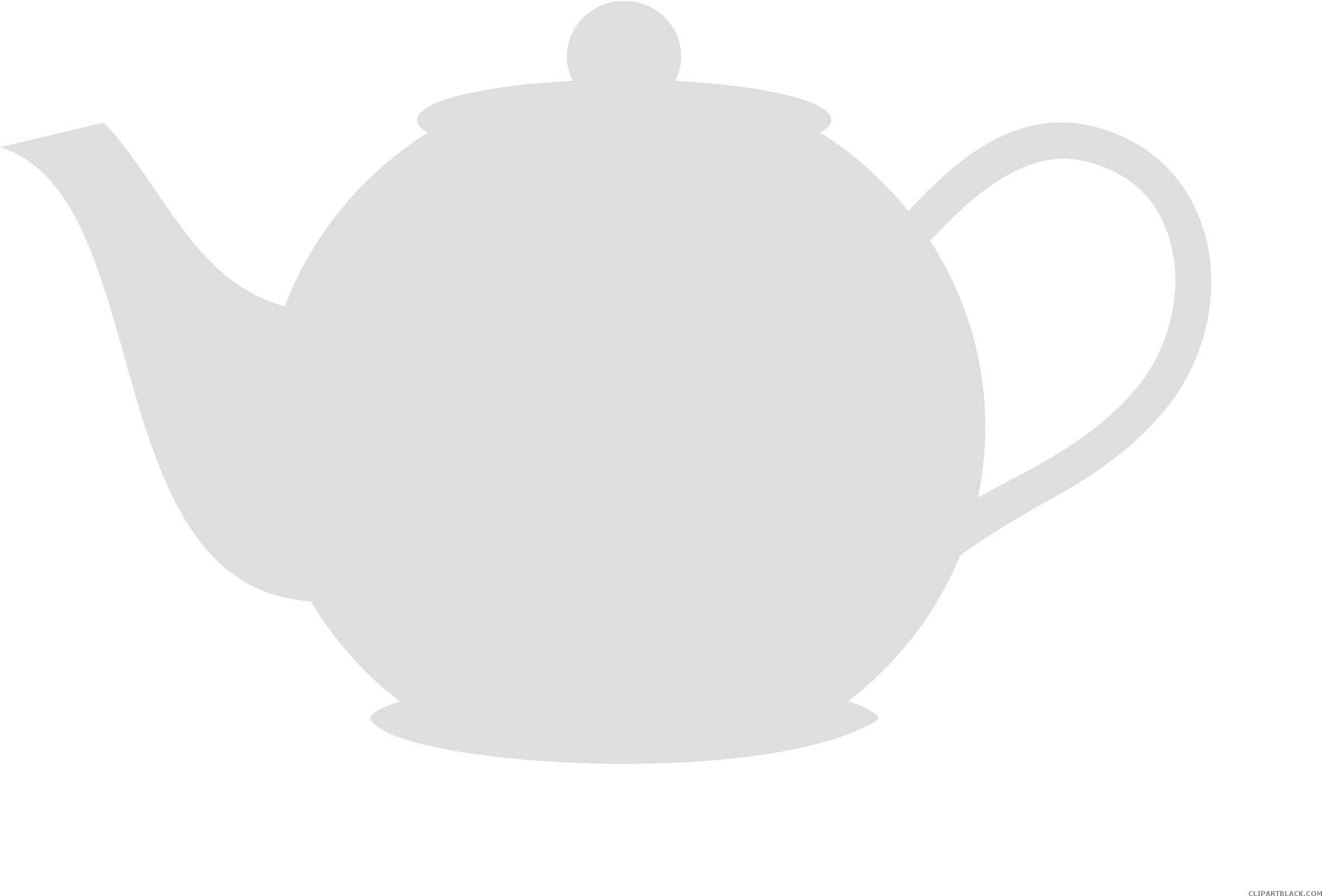 Clipart Resolution 2658*1914 - Allice In Wonderland Rabbit Silhouette (2658x1914), Png Download