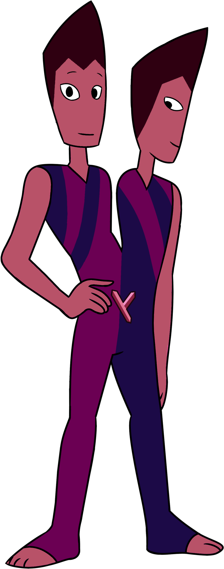 Rutile Twins 3 - Off Color Crystal Gems (1140x1920), Png Download